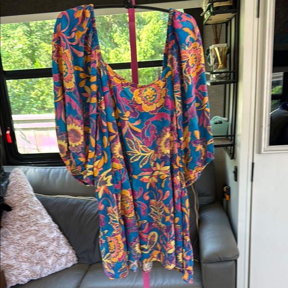 NWOT Terra & Sky Multicolor Floral Top - Picture 1 of 7